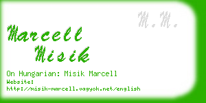 marcell misik business card